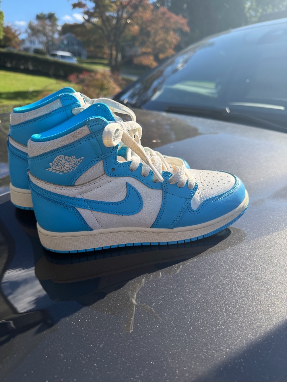 Nike Jordan Size 4.5 - Air Jordan 1 Retro High OG BG 'UNC'
